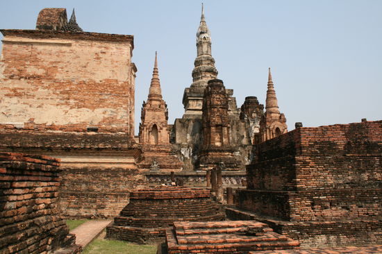 Das ist noch mal ein Bild aus dem Sukothai Historical Park