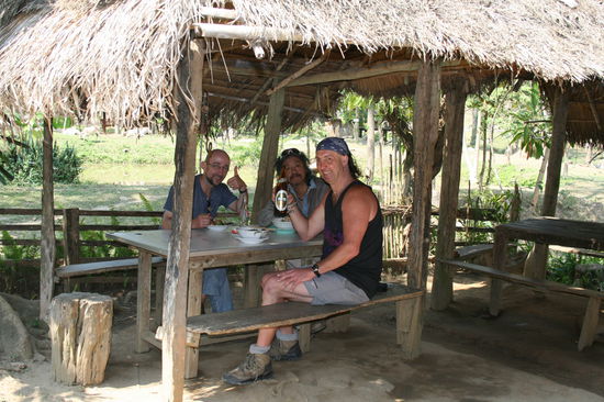 Robert,Alcapone(Tourguide)and me