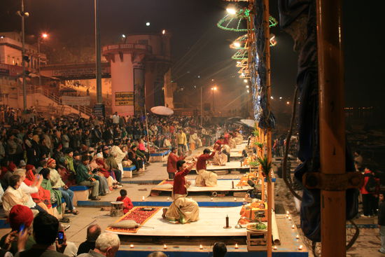 Der allabendlich Pujkar(weiss nicht obs richtig geschrieben ist),war sehr schoen anzusehen