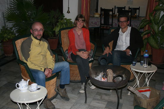 So in gemuetlicher Runde (hier aber mit einem daenischen Paerchen) war wirklich schoen...