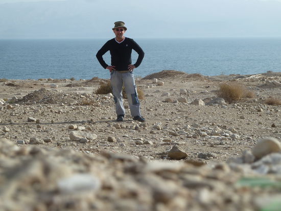 Das Bild ist dazwischen gerutscht,es ist noch aus En Gedi und heisst,Enrico am toten Meer...