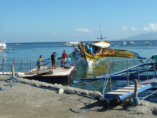 Unsere Faehre aus Batangas,die See war diesmal aber sehr ruhig