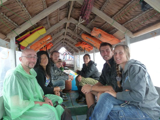 El grupo Anaconda,rechts zweimal England mit Luisa und Patrick dahinter,Kara New Jersey,dann Jessica und Daniel beide US at least Maria and me