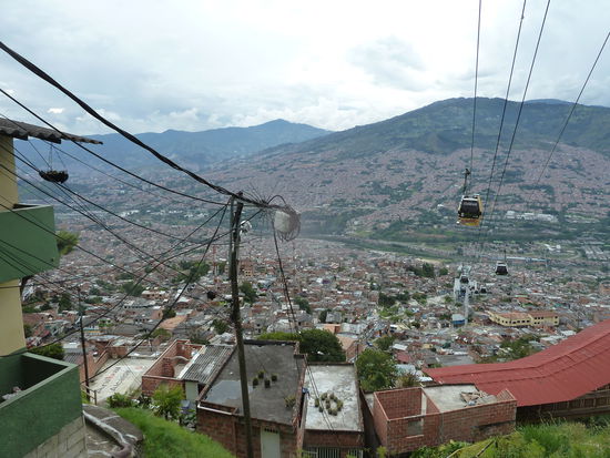 so sieht man Medellin vom Avri ist mal ganz nett....