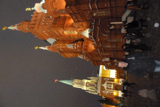 Moskau mal bei Nacht