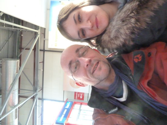 Enrico und Tatiana...war echt nett mir ihr