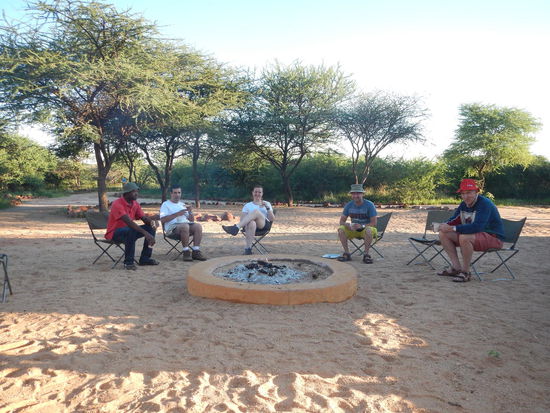 Jasson,Andre,Monika,me and Pieter Cathys chair is left...