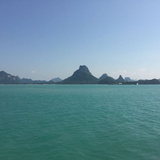 Auf dem Weg zurück aufs Festland ….