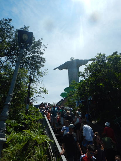 hier das Spektakel, oben war es noch viel schlimmer 