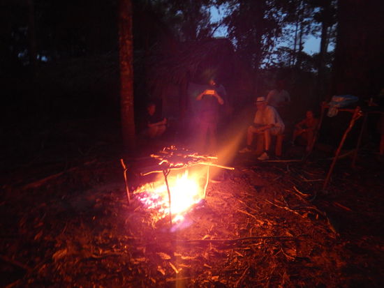 hat Spass gemacht, in unserem Survivalcamp ..