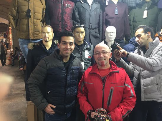 So sieht das dann aus, wenn ich still halten muss für die Fotos....