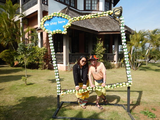 Mai Mai and me at the Coverment House 