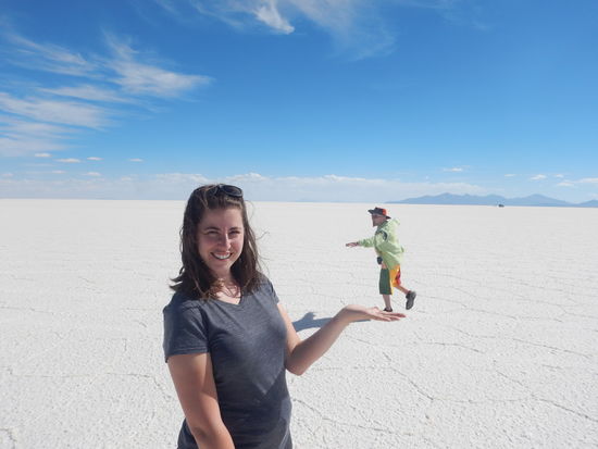 Amanda trägt mich auf Händen ....