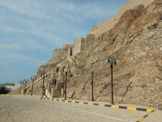 Der Weg zur Festung ...
