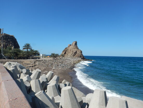 vier Kilometer Spaziergang...