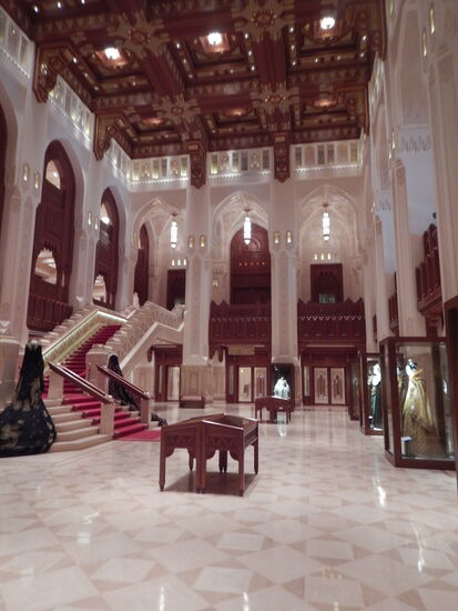 So sieht das Royal Opera House in der Lobby aus, ich war schwer beeindruckt