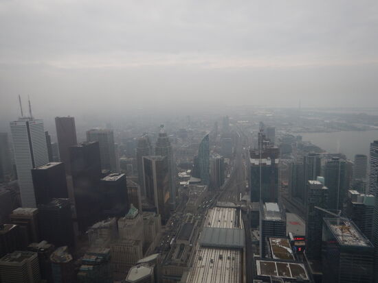 Kein Smog nur Wolken 