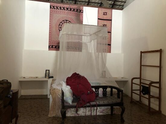 Moskitonetz im Zimmer in Galle , ganz wichtig!�