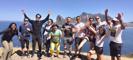 Unsere Gruppe vom Cape Point Trip in Cape Town