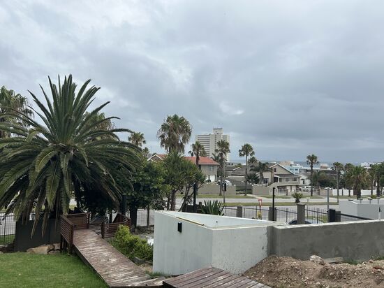 Ein Blick vom Balkon