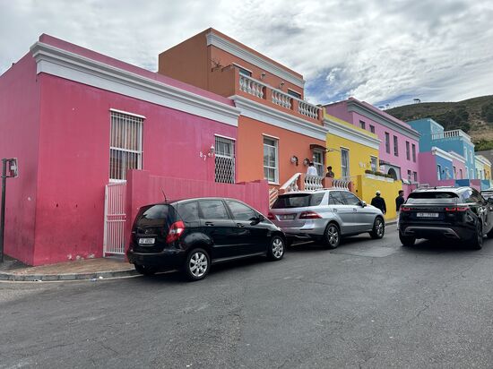 Schön bunt in Bookaamp Kapstadt