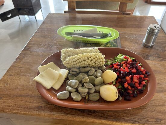 Typisch ecuadorianische Küche , war ok….