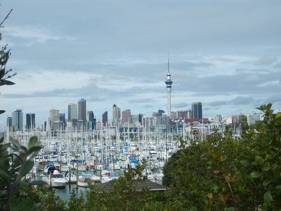 Stadtsiluette von Auckland