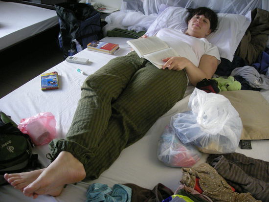 Das muss alles wieder eingepackt werden...