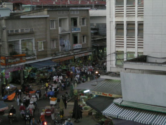 Da Lat mit Blick auf den Bereich um den Cho Da Lat Markt