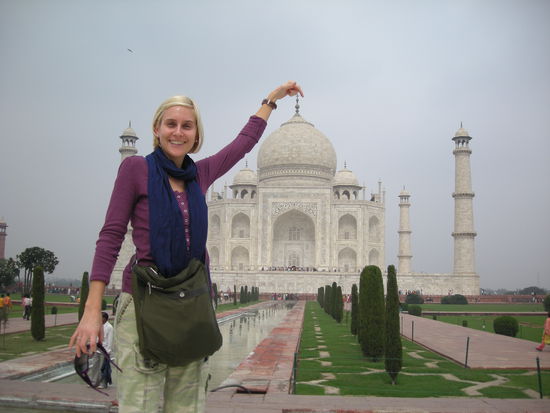 Eine Touri-Pose zwischendurch