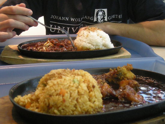 hot plate - oh ja, es brutzelte noch...