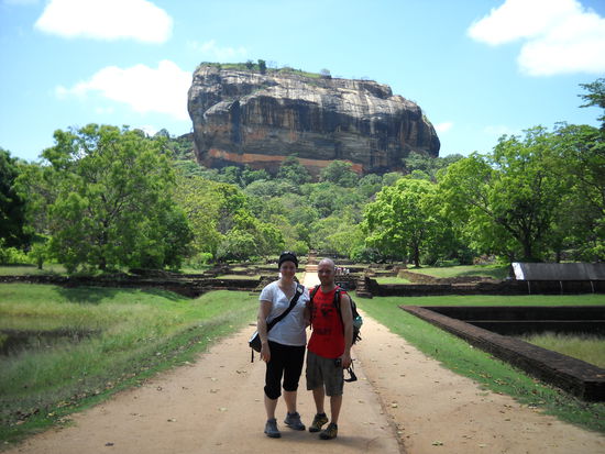 Wasserflasche eingepackt und rauf geht's!