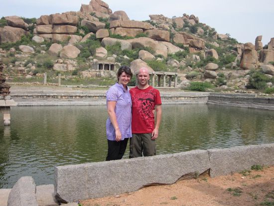 auf dem Weg zum Vittala Tempel