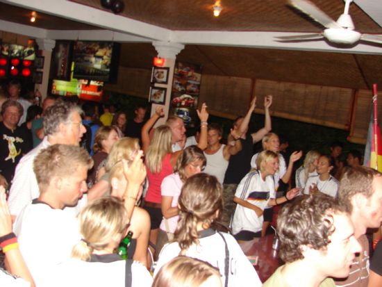 Da waren wir nicht alleine