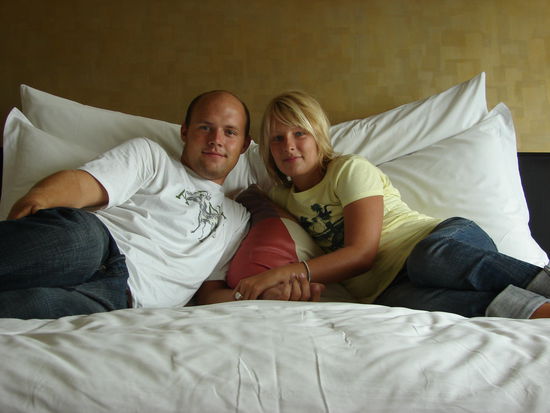 im King Size Deluxe Bett 