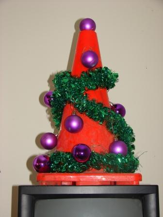kreativer Weihnachtsbaum