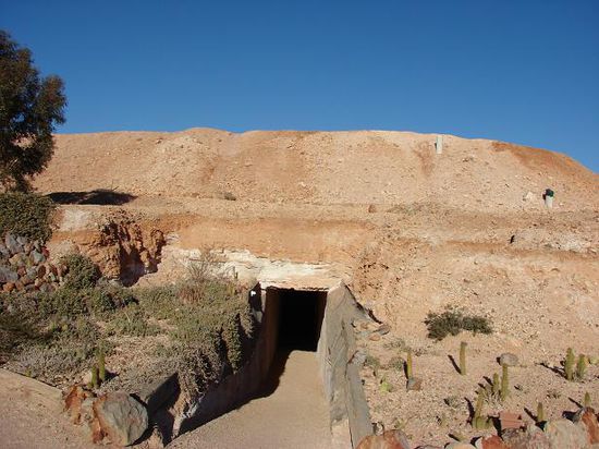 unsere Behausung in Coober Peedy