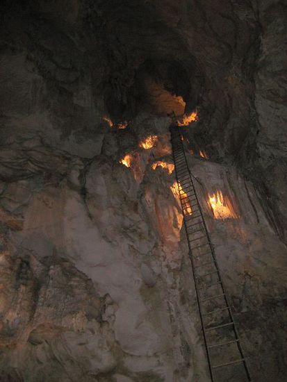 Felsformation in den Jenolan Caves