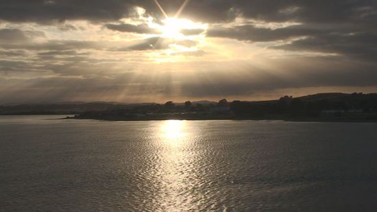 Sonnenaufgang vor Devonport