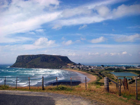 The Nut und das daran angebaute Städtchen Stanley