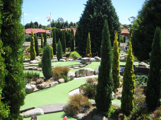 18-Loch Minigolf Anlage in Grindelwald (Tasmanien)