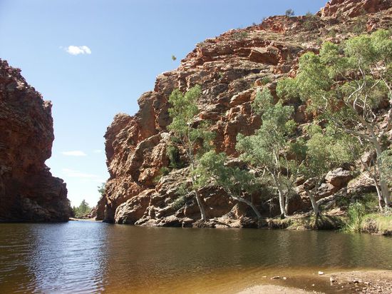 Das Wasserloch des Ellery Creek