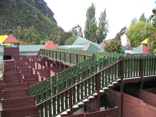 Der Irrgarten im Puzzling World Park von Wanaka