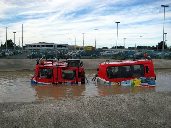 Hagglund Ride im Antarctic Center, Christchurch