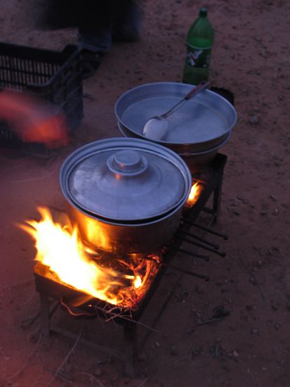 Unser Herd in der Wüste