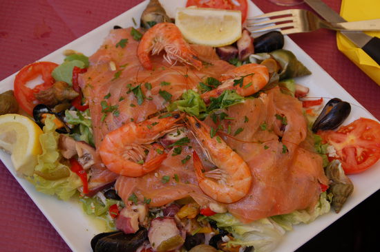 Bei soviel sportlichem Engagement darf nicht vergessen werden, dass Essen....