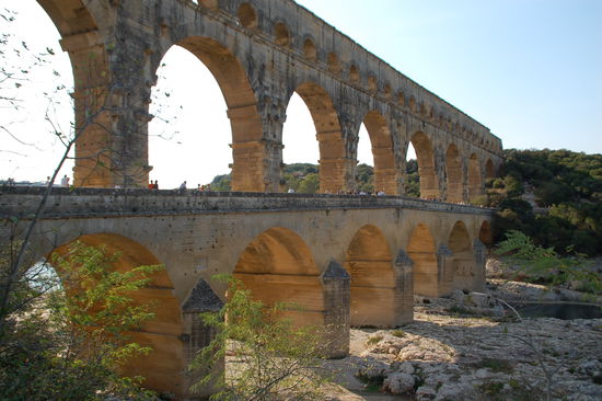 Bruecke 3: Pont du Gard - bester Bade- und Sonnenplatz ueberhaupt....