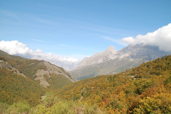 Nur ein kuzer Halt, bevor ich mich fuer den talwaertsfuehrenden Wanderweg entscheide....
