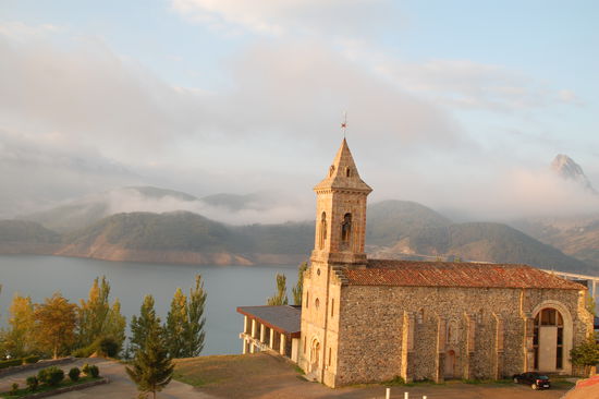 Mal wieder ein Ausblick - aus dem Hotel in Riaño
