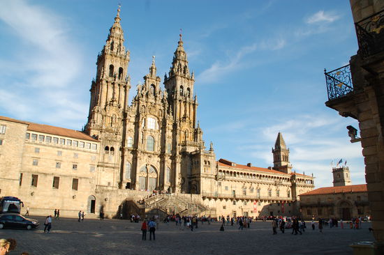 Finalmente: Die Kathedrale von Santiago di Compostela...